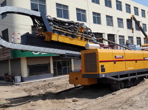 首台徐工(gōng)XZ286PLUS水平定向鑽機初(chū)戰告捷